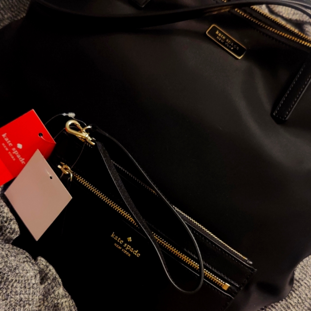 Kate Spade tote and wristlet